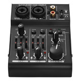 Mesa De Mezclas Phantom Power Sound Para Powered Mixing Mini