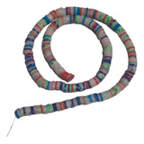  Fimo Fimu Multicolor Plano 6mm Bijou Collares X Tira 