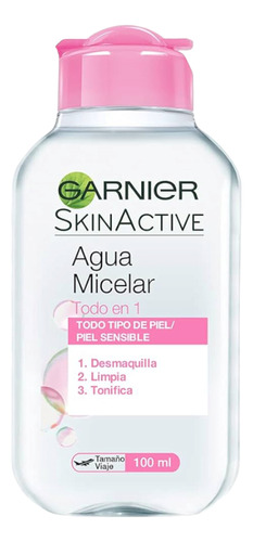 Agua Micelar Skinactive Todo En 1 Facial Garnier 100ml Caba