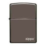 Zippo Encendedor Black Ice Logo Plateado Zp150zl