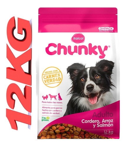 Chunky Adulto Cordero Salmón 12kg