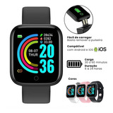 Relogio Smartwatch D20 Compativel Com iPhone Ios E Samsung