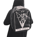 Mochila Grande Vinipiel The Devil Tarot Diablo Demonio Goth
