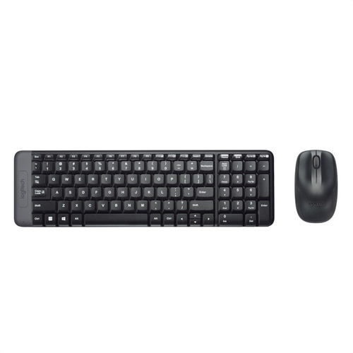 Combo Teclado Compacto Y Mouse Inalámbricos, Logitech Mk220