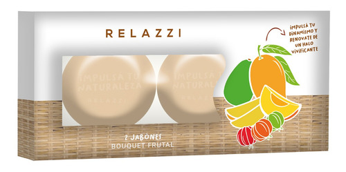 Jabones En Barra Relazzi Bouquet Frutal 125g 2 Unidades Set