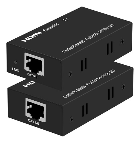 Extensor Hdmi 60 M 1080p @ 60hz 3d Hdmi Repetidor (tx Y Rx)