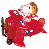 Romoecabezas Peanuts Snoopy Flying Ace 39 Piece 3d Crystal