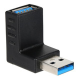 Adaptador Usb P/ Cima L 90 Graus Ângulo Fêmea Cabo Pendrive