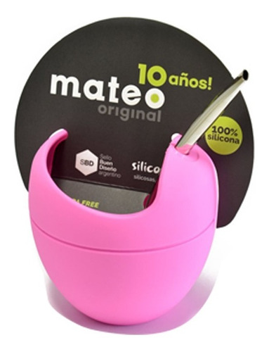 Mate Silicona C/bombilla  Mateo Grande Pettish Online