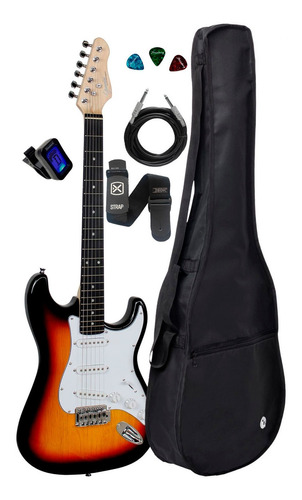 Guitarra Giannini G-100 Sunburst 3ts/wh + Kit Cabo Cabo Full