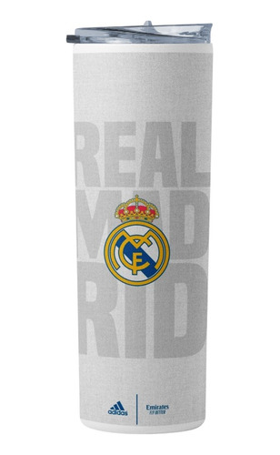 [ Termo Cafe. Skinny Tumbler 20 Oz.] Real Madrid Soccer. .