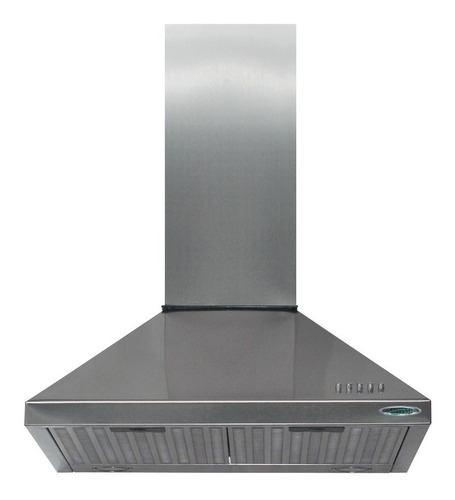 Campana Cocina Piramide 55cm Acero 3v Doble Turbina