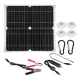 . Sistema Batería Fotovoltaica Dual Usb18v/5v Panel Solar .