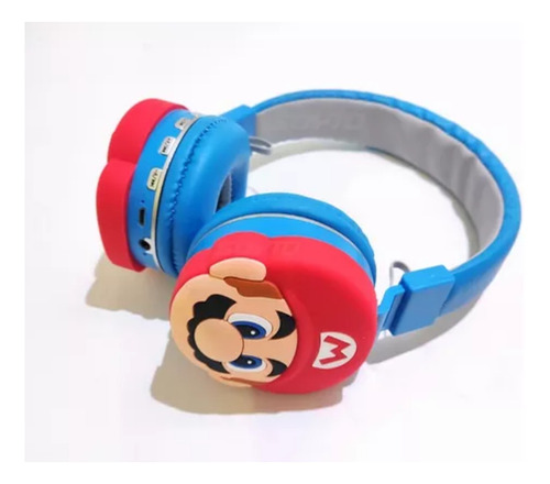 Audífonos Diadema Mario Bluetooth Cancelación De Ruido