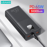 Power Bank 30000mah 65w Usams Qc Macbook iPhone Samsung