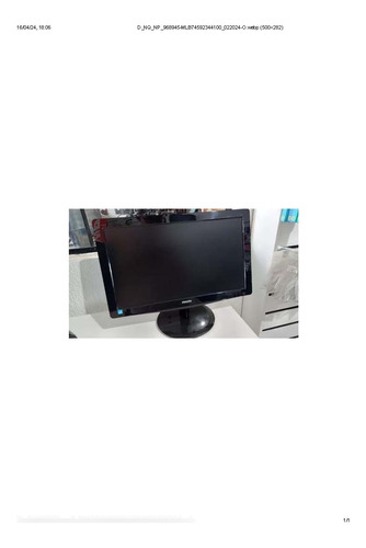 Monitor Philips Modelo 196v3l