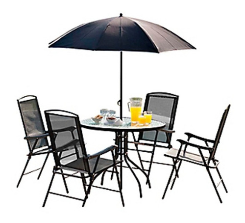 Juego Set De Exterior Terraza Hawai 6 Piezas Premium Ramos