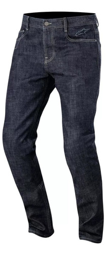Pantalon Moto Jeans Alpinestars Kevlar Duple Denim Proteccio