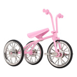 ' Mini Triciclo Adorno De Juguete Con Aspecto Rosa, Diseño