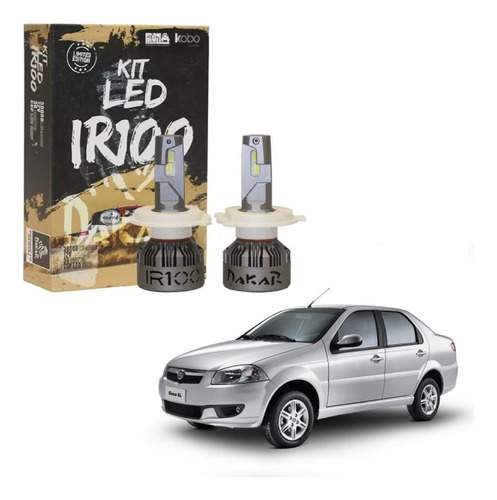 Kit Lamparas Fiat Siena - Cree Led Kobo Iron Dakar Csp