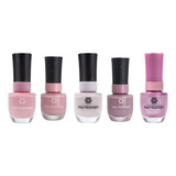 Kit Esmalte Ana Hickmann Atacado 5 Cores Tons De Rosa