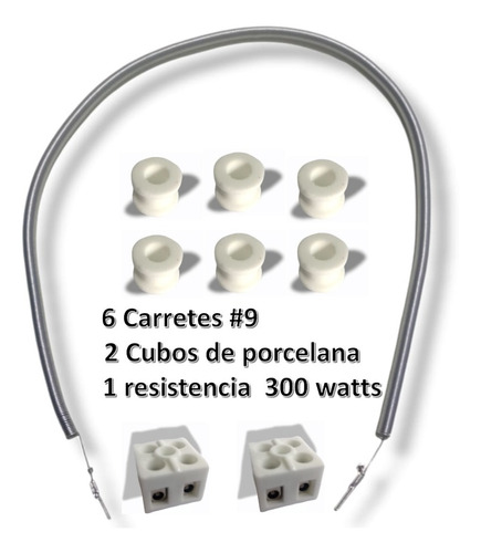 Kit Resistencia Eléctrica 300 Watts, Incubadoras