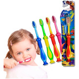 Escova Dental Infantil Macia Escova Dente Criança 3 Unidade 