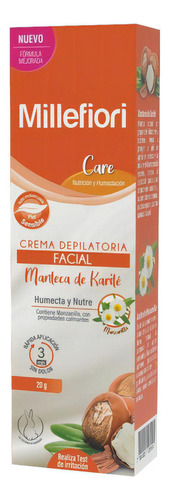 Crema Depilatoria Facial Piel Sensible 20 Gr Millefiori