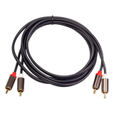 Cable De Audio Coaxial 2rca A 2 Rca, Audio Estéreo Rca De 3.