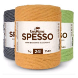 Barbante Spesso Euroroma 24 Fios 1kg Escolha Sua Cor