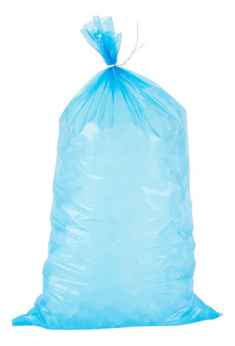 1.5 Kilo Bolsa De Hielo Para 3 Kg Azul 120 Piezas 25x55cm