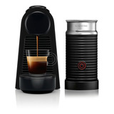 Cafetera Nespresso Essenza Mini + Aeroccino Espumador Negra