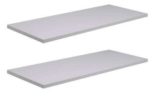 2 Prateleiras Grossas Mdf 25mm 60x20 Branco Fosco Tx 60x20cm