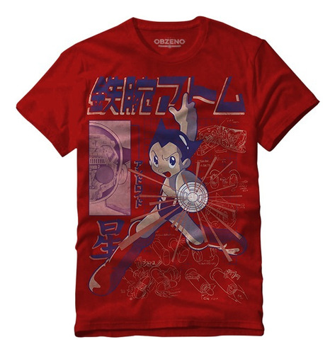 Playera De Astro Boy Marca Obzeno