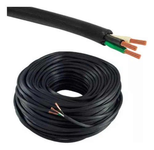 68 Metros Rollo De Cable Uso Rudo 2x12 Oferta