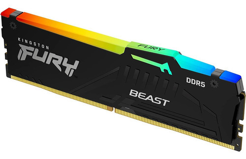 Memoria Ram Pc Kingston Fury Beast Ddr5 32gb 5200mt/s Rgb