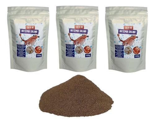 Cisto De Artêmia Salina 300g Ovos De Artemia Betta