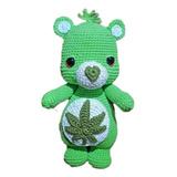 Peluche Tejido Oso Mariguano Osos Cariñosos Amigurumi