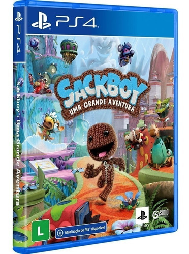 Jogo Sackboy Uma Grande Aventura Ps4 Português Mídia Física