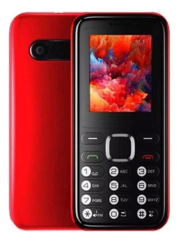 Teléfono Celular Kanji Fon 2g 1.8  Dual Sim Rojo