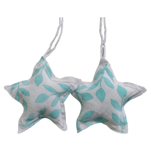 Set X 2 Sujeta Cortina - Tela Estampada - Estrella