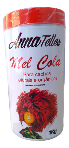 Mel Cola 1kg Anna Telles Definidor Cachos Adultos E Crianças