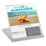 Caja Cd Porta Calendario Almanaque Acrilica Transparente 100