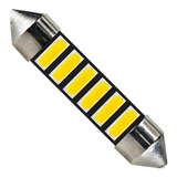 Lampara Tubular Cree Led 41 Mm Auto 12v Blanco