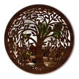 Mandala Decorativa Espelhada Grande Para Decoração De Parede