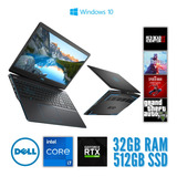 Notebook Gamer Dell G3 3500 -  I7-10750h 32gb 512ssd - W10