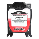 Auto Transformador 2000va Ou 1.400w - 110v Para 220v - Capte