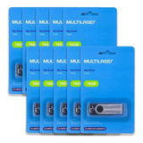 Kit 10 Pendrive Multilaser Twist Pd588 16gb 2.0