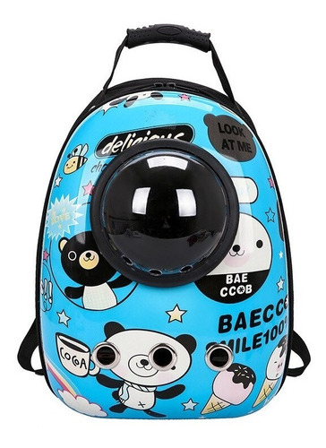 Mochila Transporte Mascotas Perros Gatos - Bolso Cápsula - 