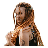 Pack De 10 Rastas Dreads Sintéticas De 70 Cm